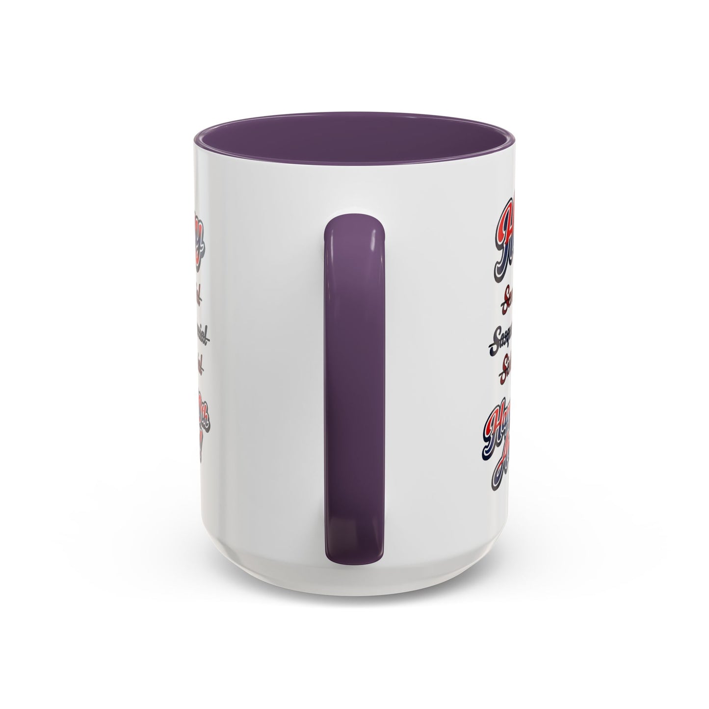 250th America Coffee Mug – "Happy 250th America!" Patriotic Accent Mug