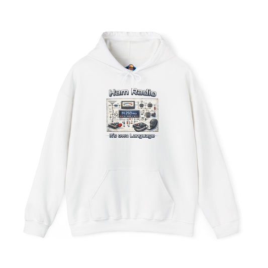 "Ham Radio: It's Our Language" Pullover for Amateur Radio Enthusiasts