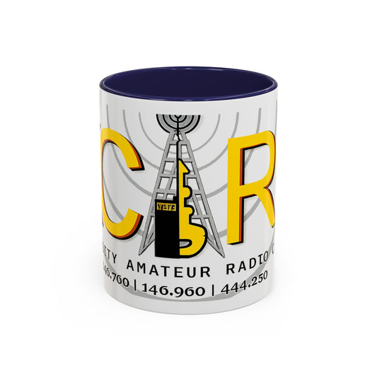 Key City Amateur Radio Club Accent Coffee Mug – Ham Radio Tower Logo (11oz & 15oz)