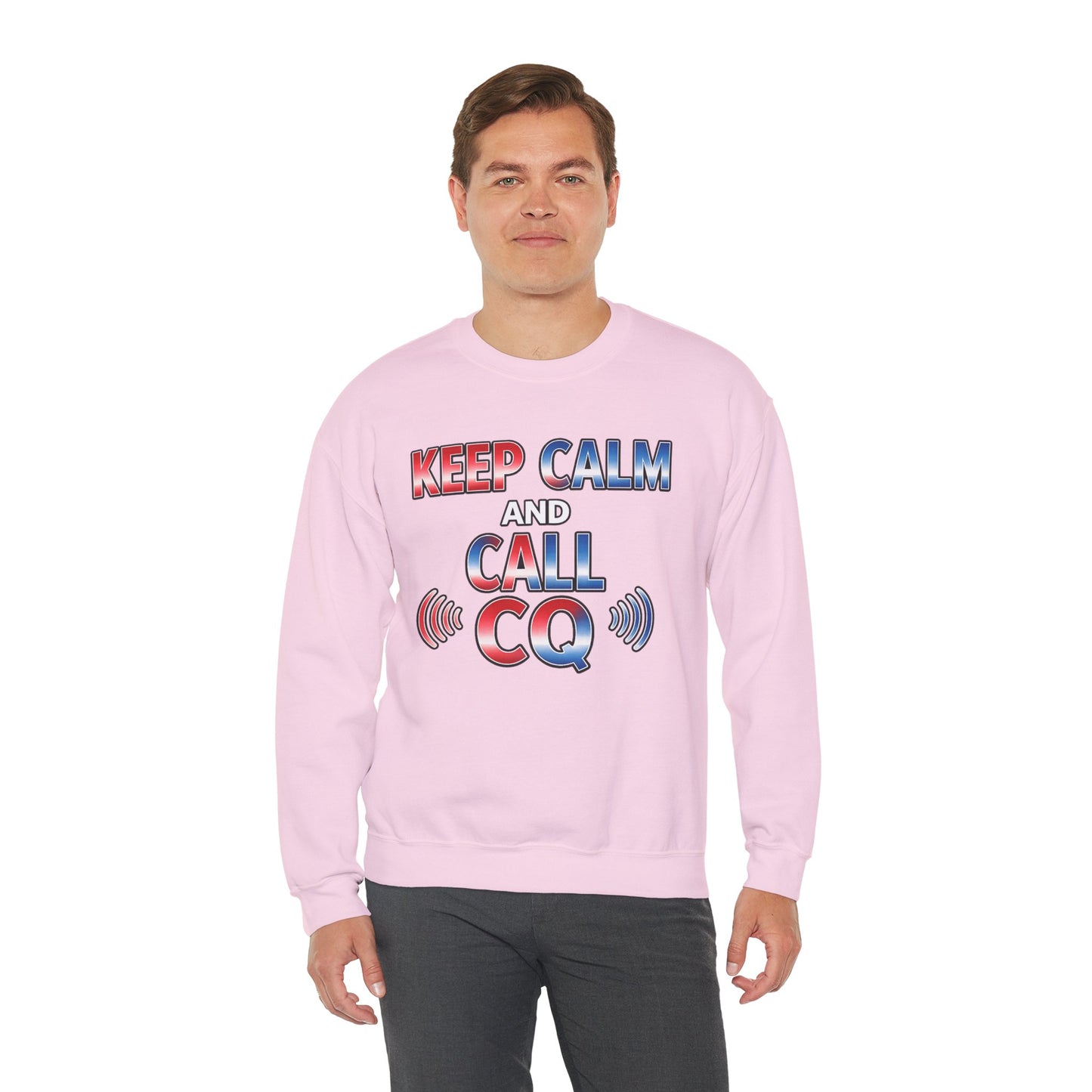 "Keep Calm and Call CQ" Patriotic Radio Operator Tee
