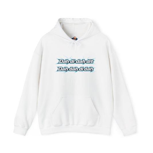 Lyric Bubble Hoodie — 'Dah di dah di dit / Dah dah di dah' Retro Text Sweatshirt