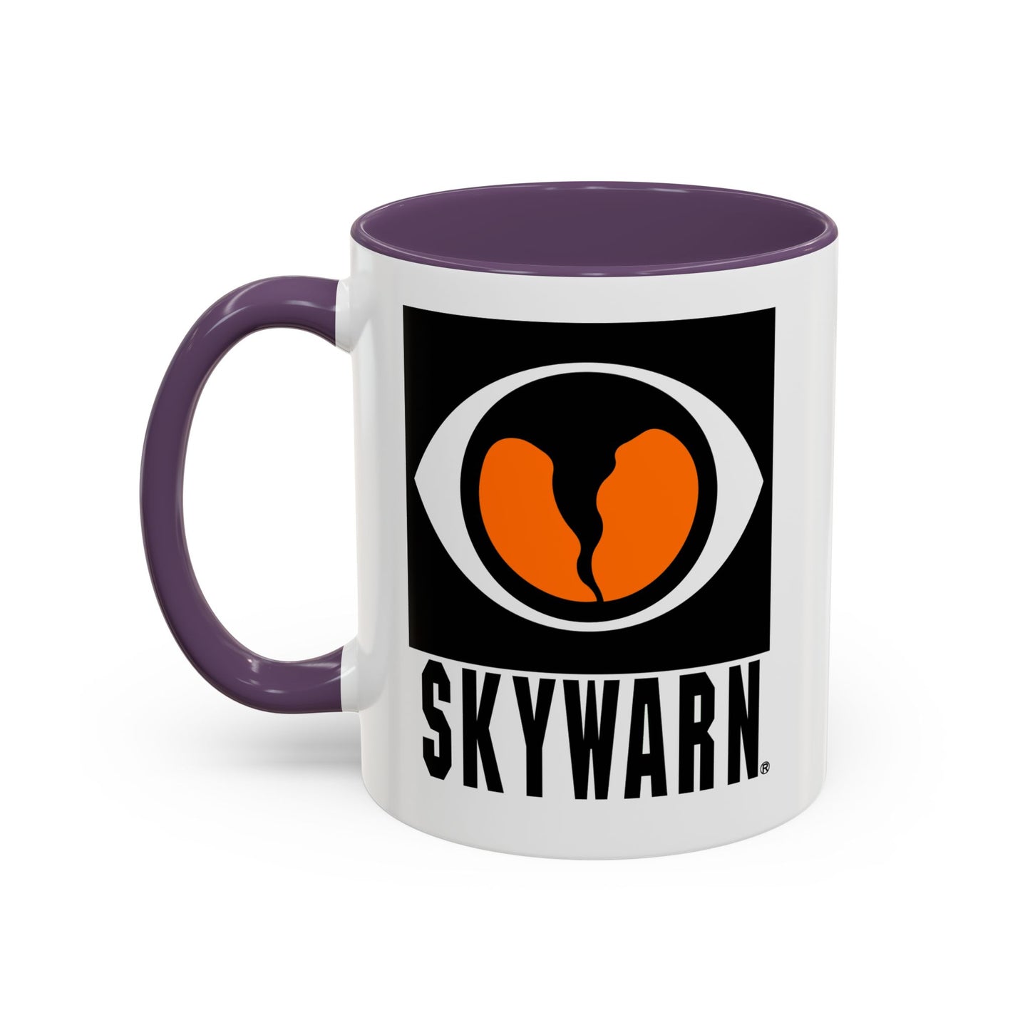Skywarn Logo Accent Coffee Mug – Storm Spotter Weather Enthusiast Gift 11oz or 15oz