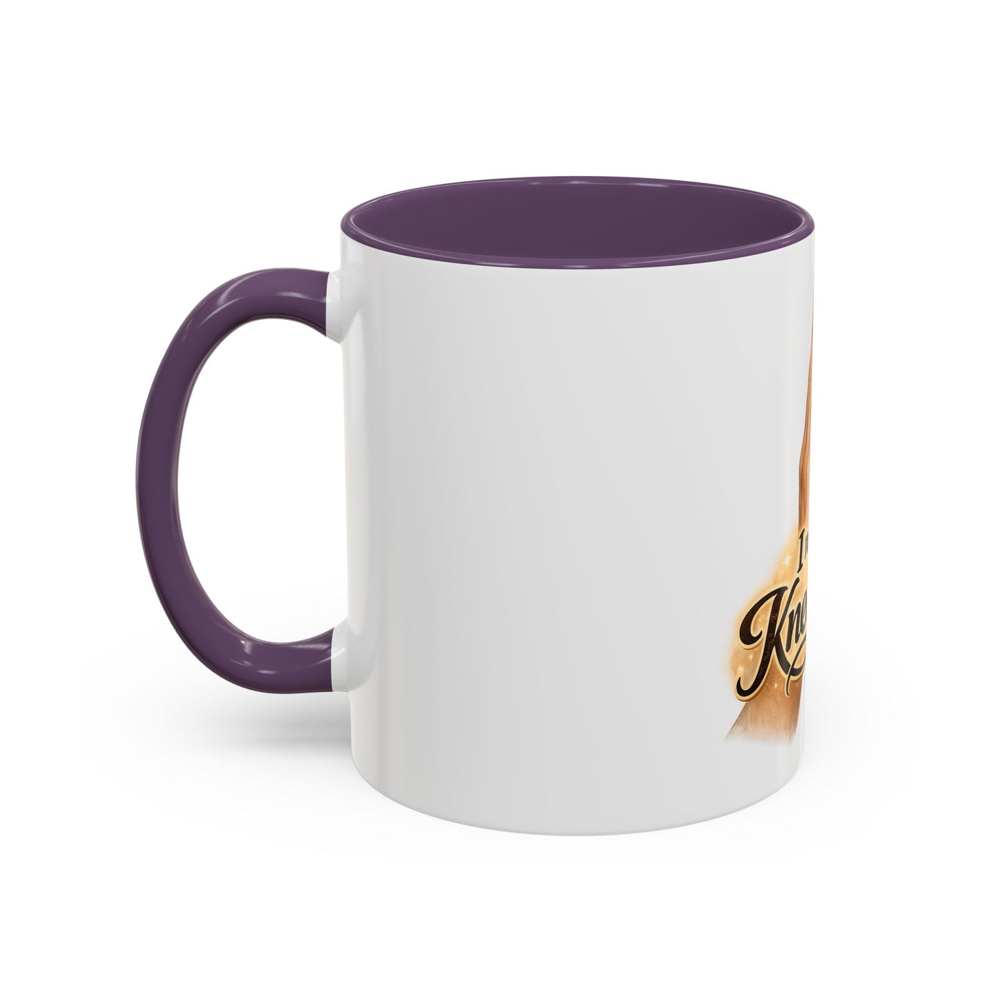 I Need My Knee Time Prayer Coffee Mug — Religious Prayer Hands Accent Mug