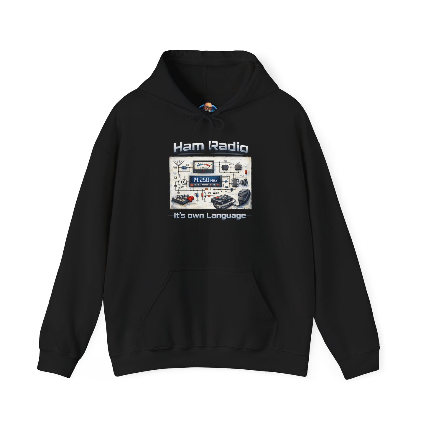 "Ham Radio: It's Our Language" Pullover for Amateur Radio Enthusiasts