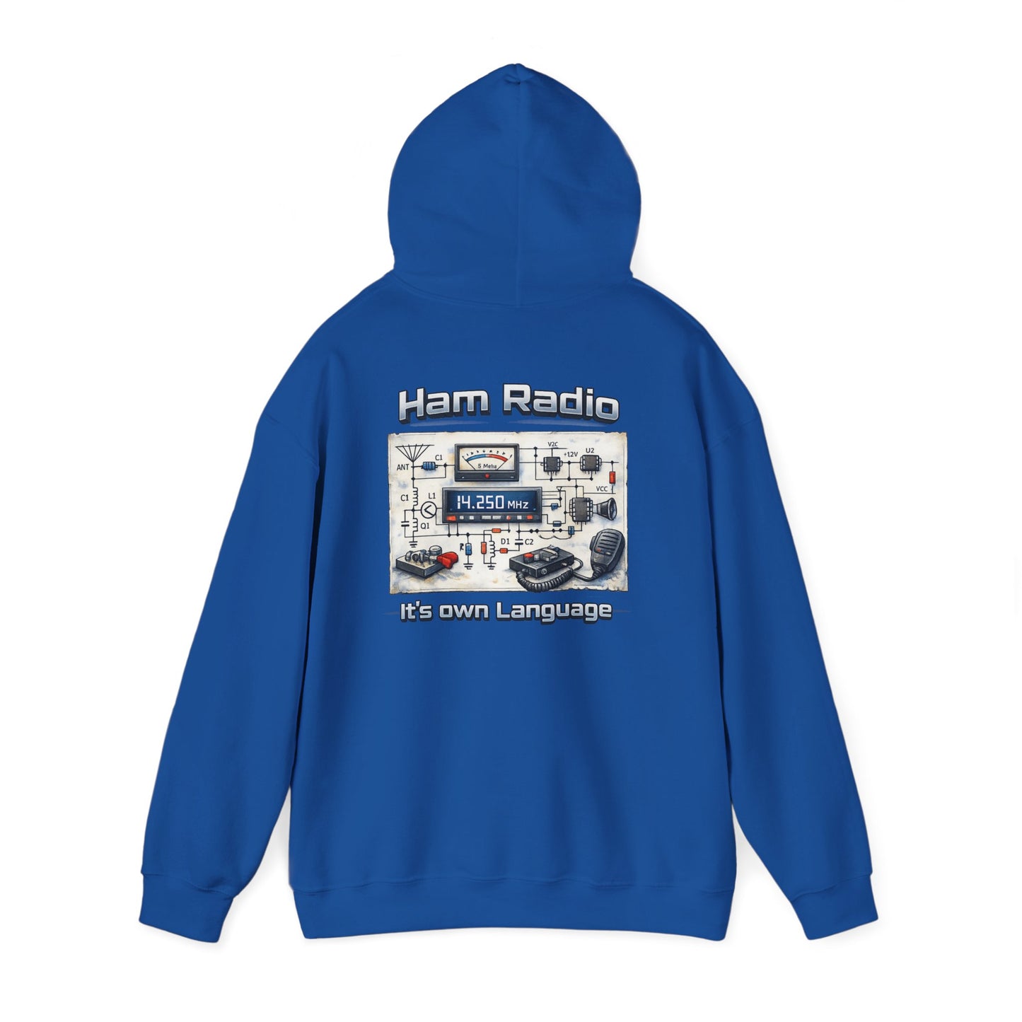 "Ham Radio: It's Our Language" Pullover for Amateur Radio Enthusiasts