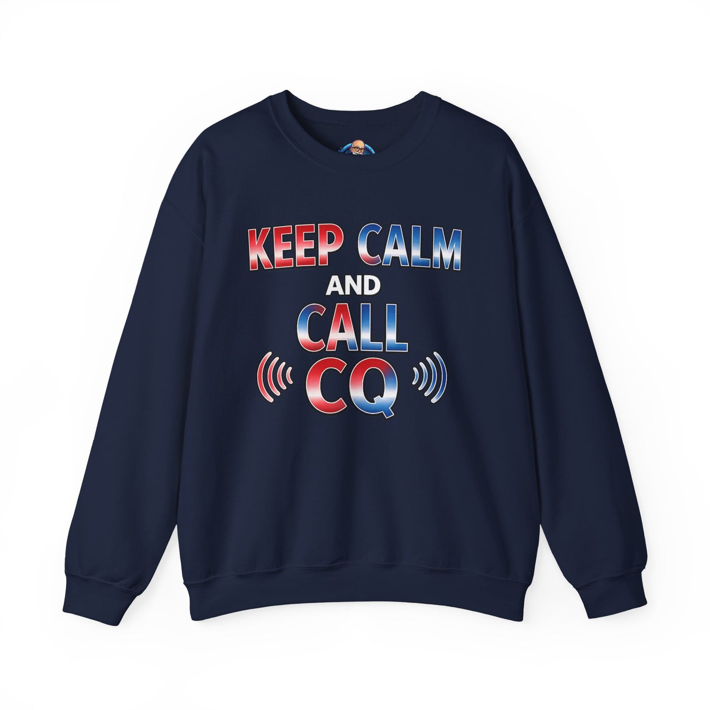 "Keep Calm and Call CQ" Patriotic Radio Operator Tee