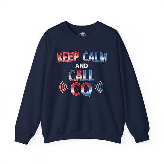 "Keep Calm and Call CQ" Patriotic Radio Operator Tee