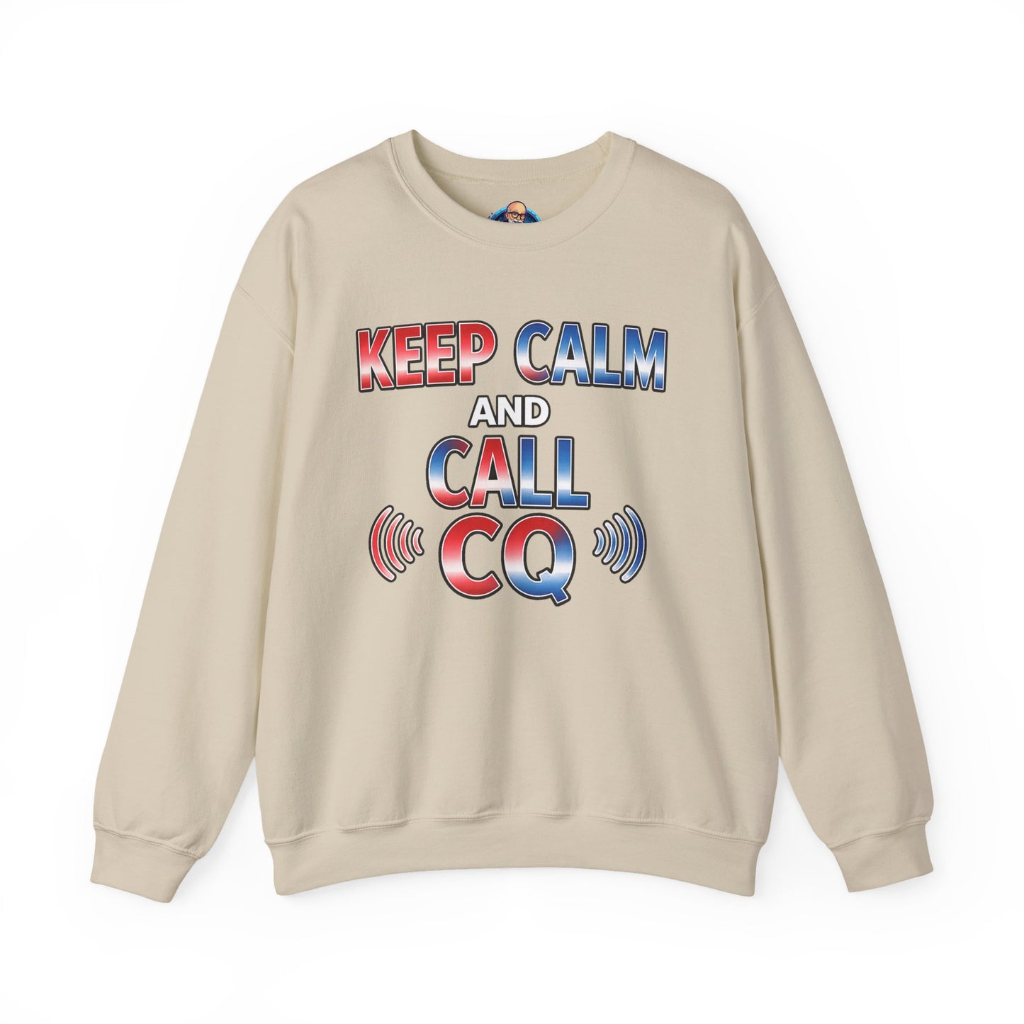 "Keep Calm and Call CQ" Patriotic Radio Operator Tee