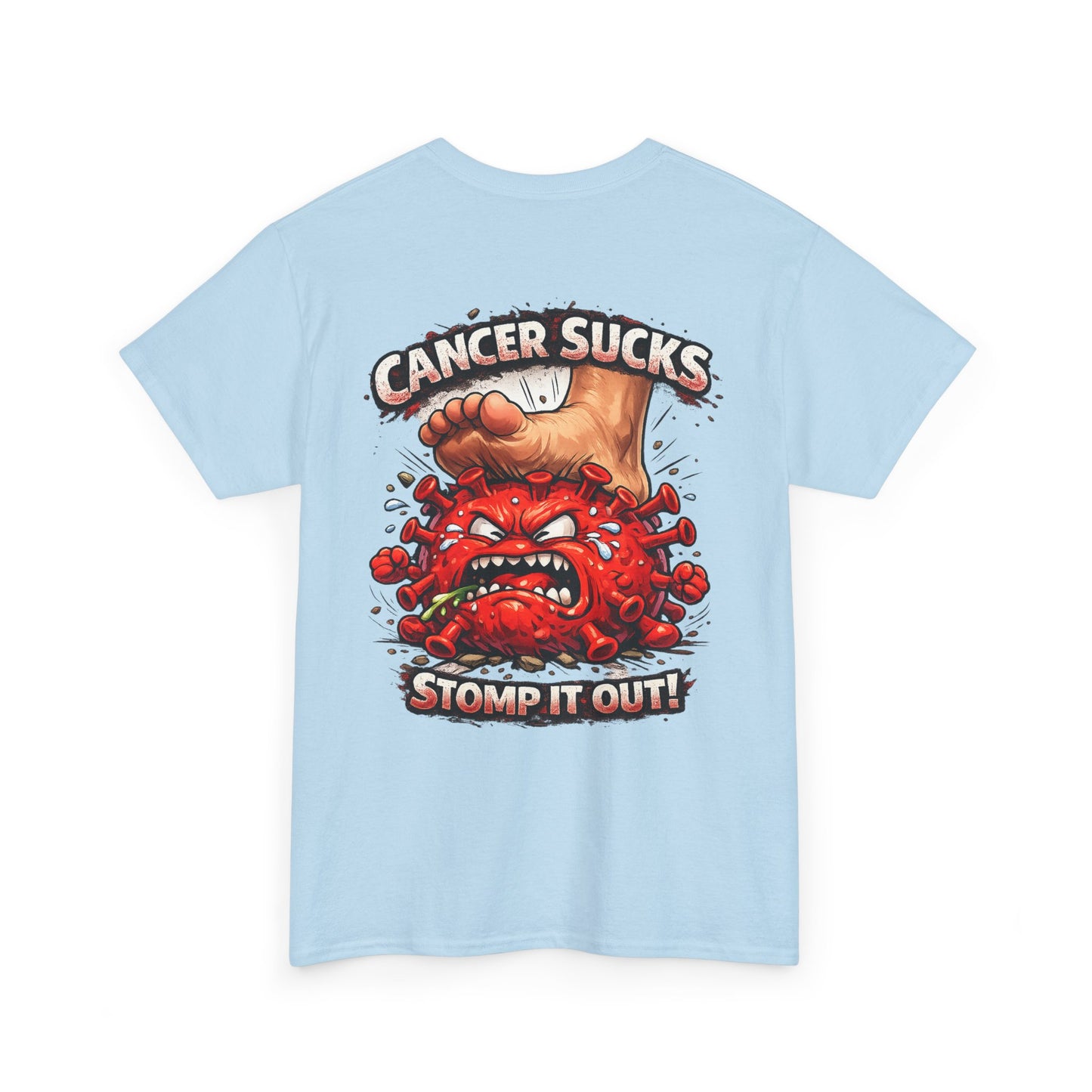 Cancer Sucks Tee — Stomp It Out Cancer Awareness T-Shirt