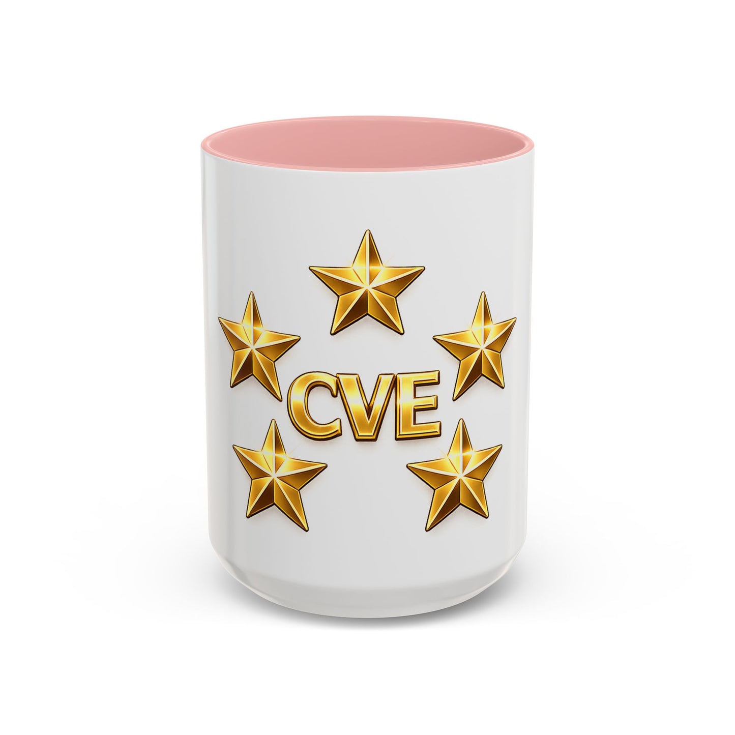 CVE Gold Star Coffee Mug — 11/15oz Accent Ceramic Mug