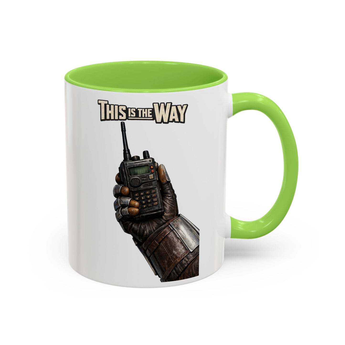 This Is The Way Mug — Mandalorian Radio Hand Coffee Cup (11oz & 15oz)