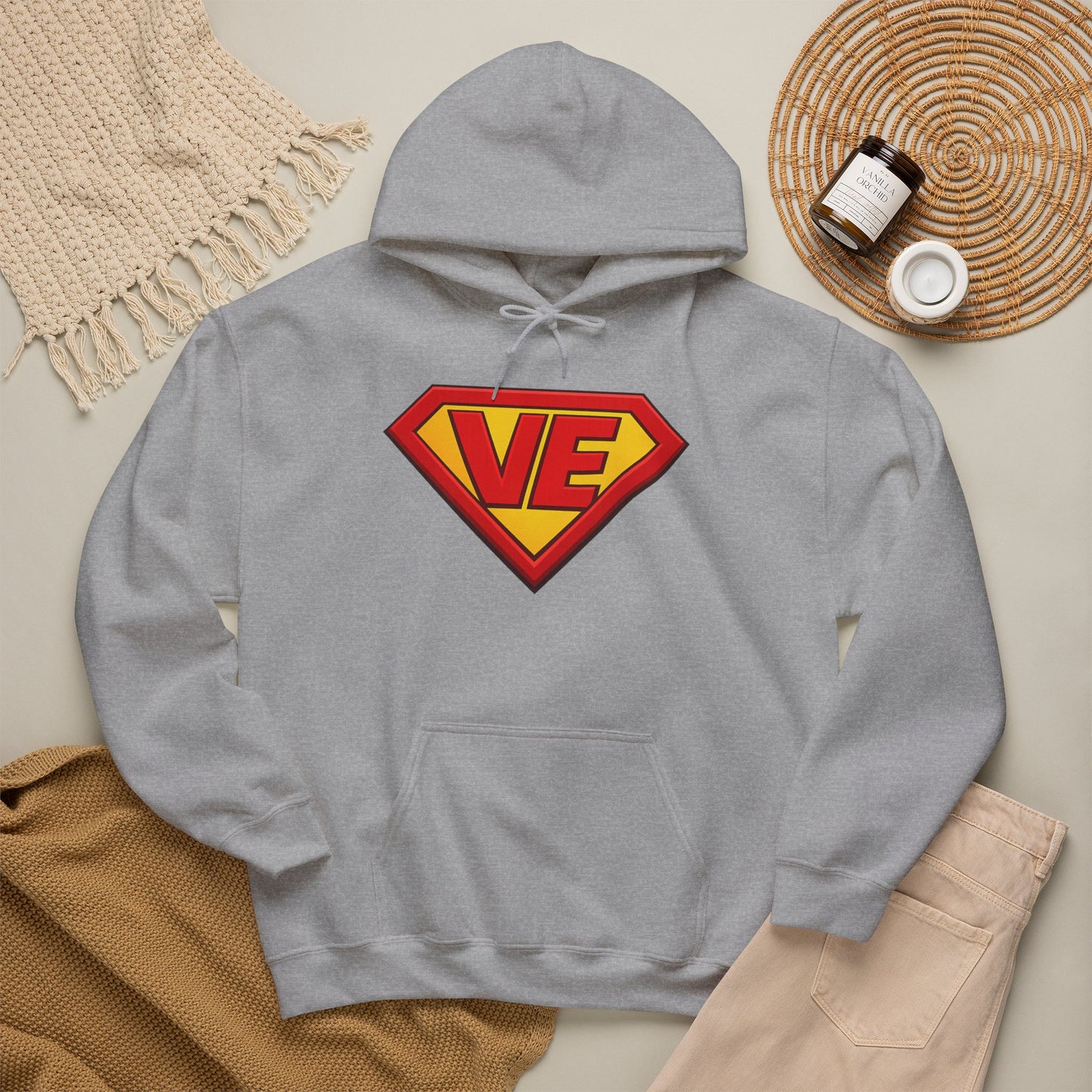 Volunteer Examiner Superhero Logo Hoodie