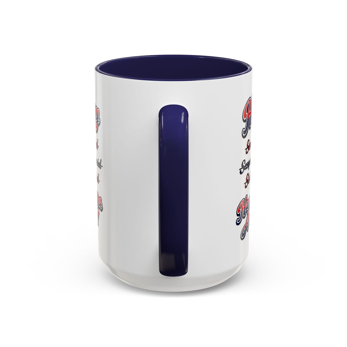 250th America Coffee Mug – "Happy 250th America!" Patriotic Accent Mug
