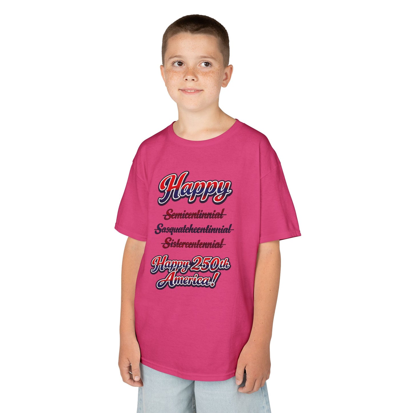 Kids Tee — Bold 250th Celebration Tee-Shirt