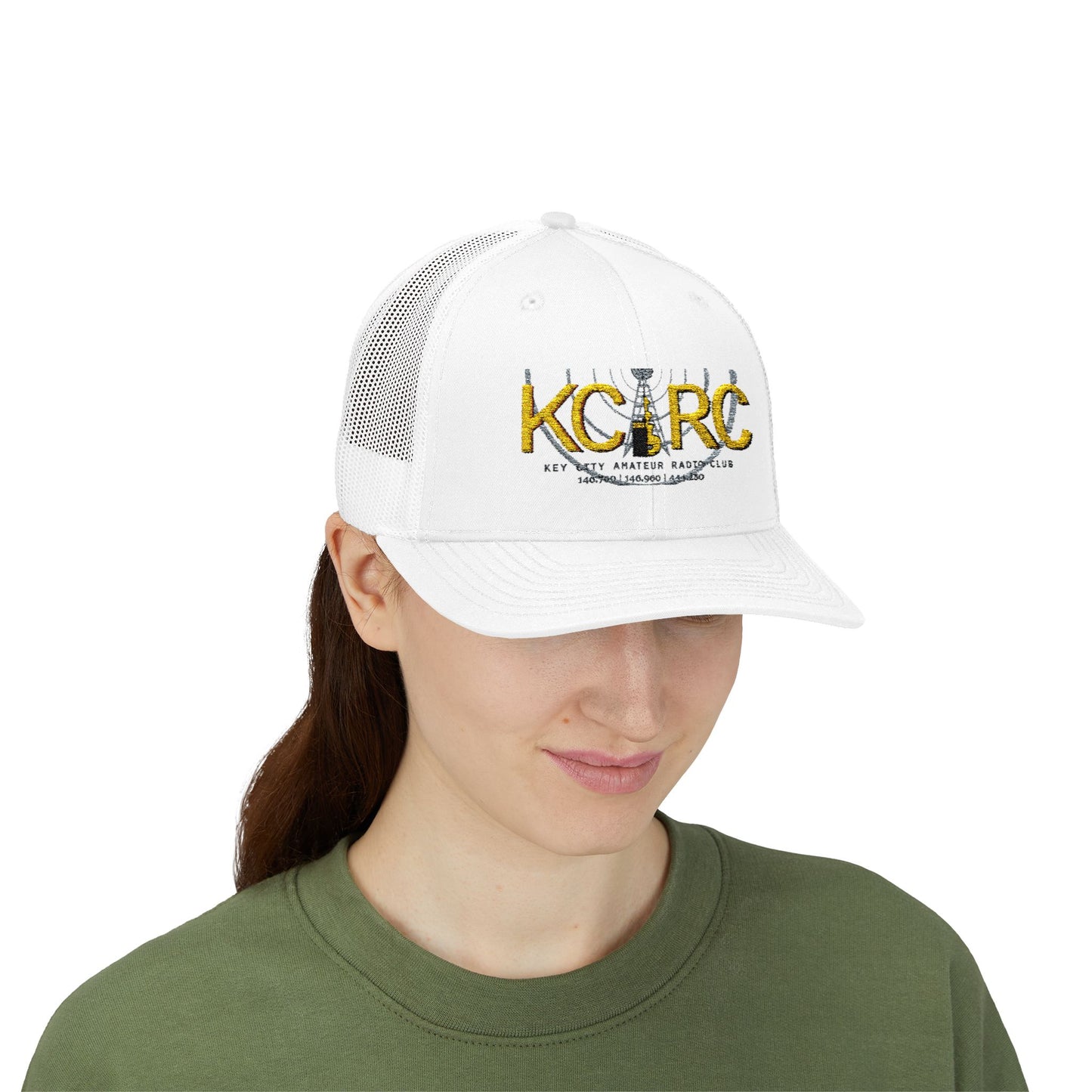 KCARC Embroidered Trucker Hat — Key City Amateur Radio Club Snapback