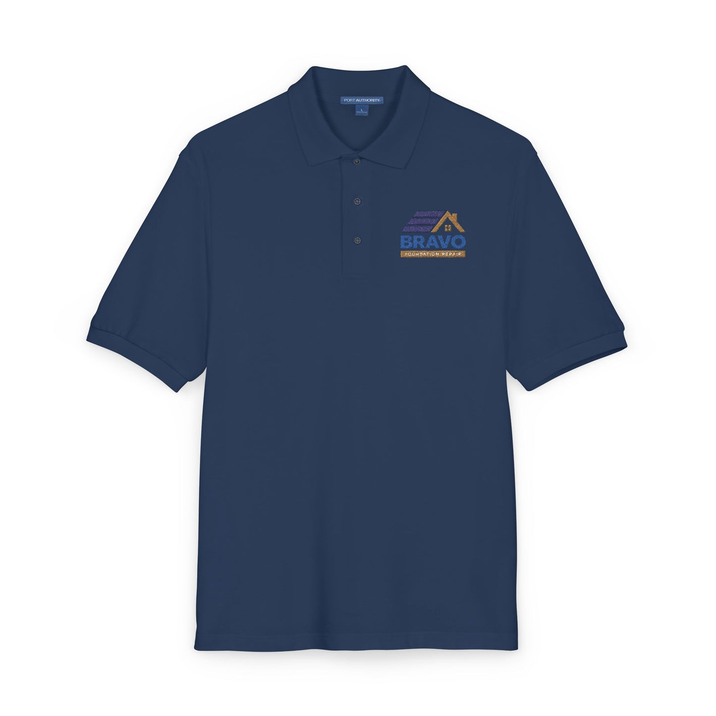 Bravo Construction Embroidered Polo Shirt