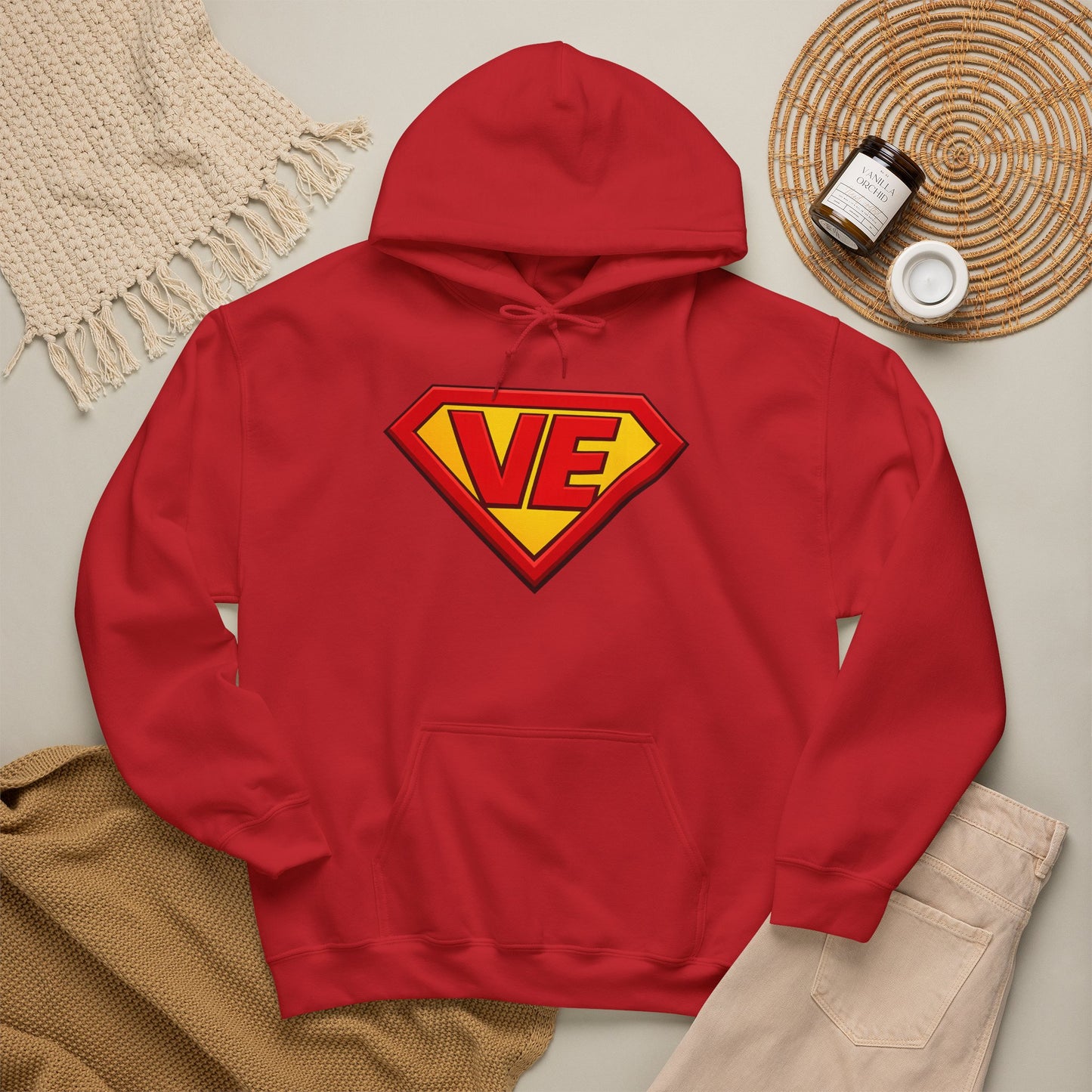 Volunteer Examiner Superhero Logo Hoodie