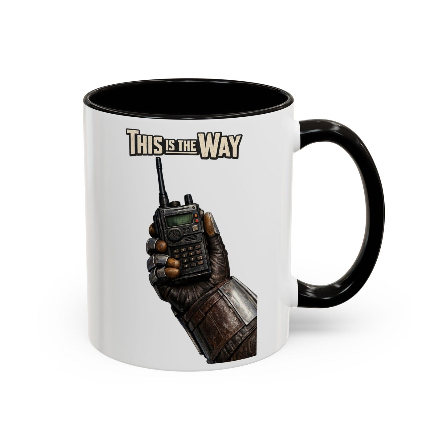 This Is The Way Mug — Mandalorian Radio Hand Coffee Cup (11oz & 15oz)