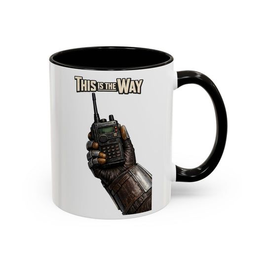 This Is The Way Mug — Mandalorian Radio Hand Coffee Cup (11oz & 15oz)