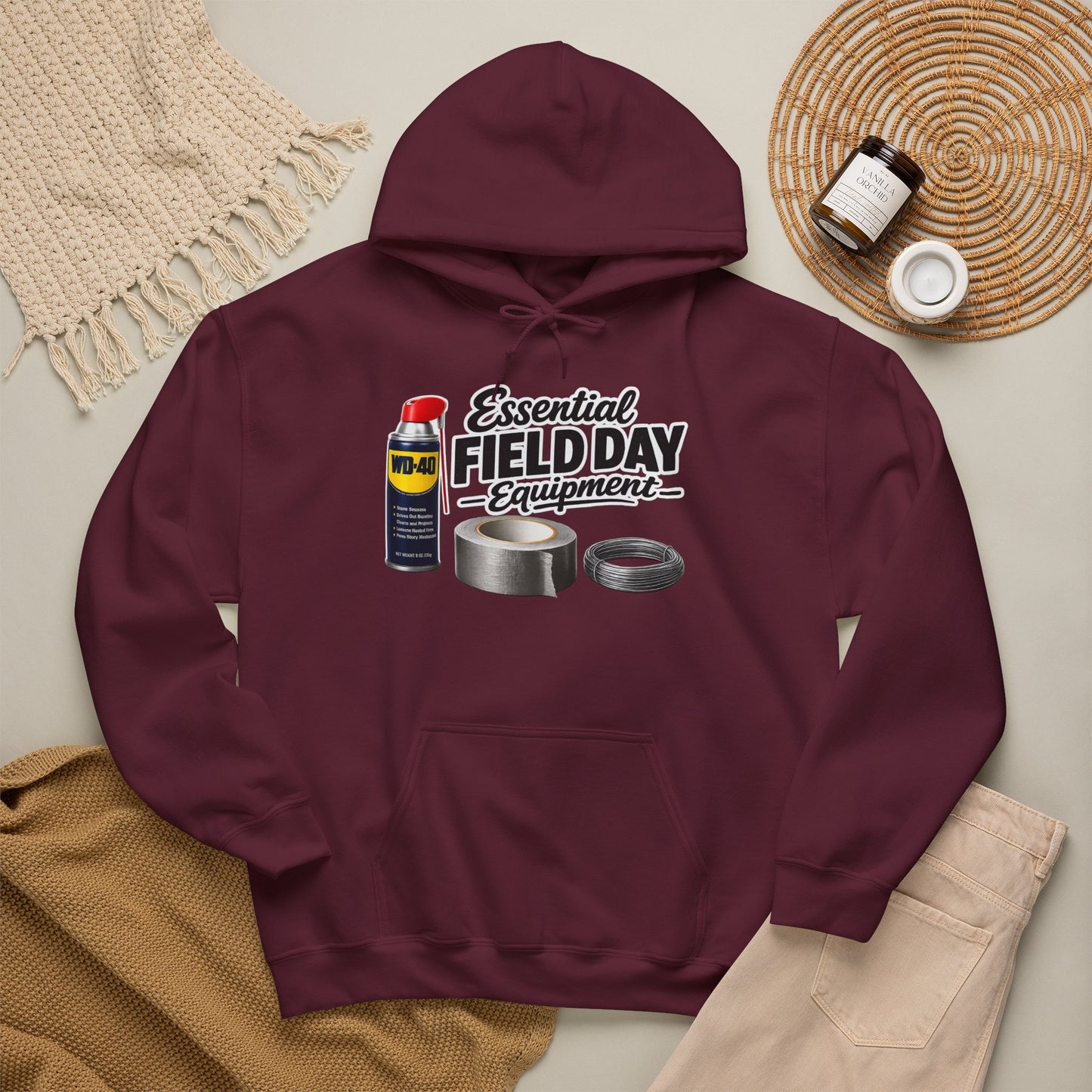 Essential Field Day Equipment Hoodie — Funny Field Day Sweatshirt