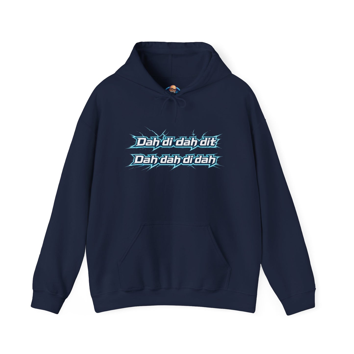 Lyric Bubble Hoodie — 'Dah di dah di dit / Dah dah di dah' Retro Text Sweatshirt