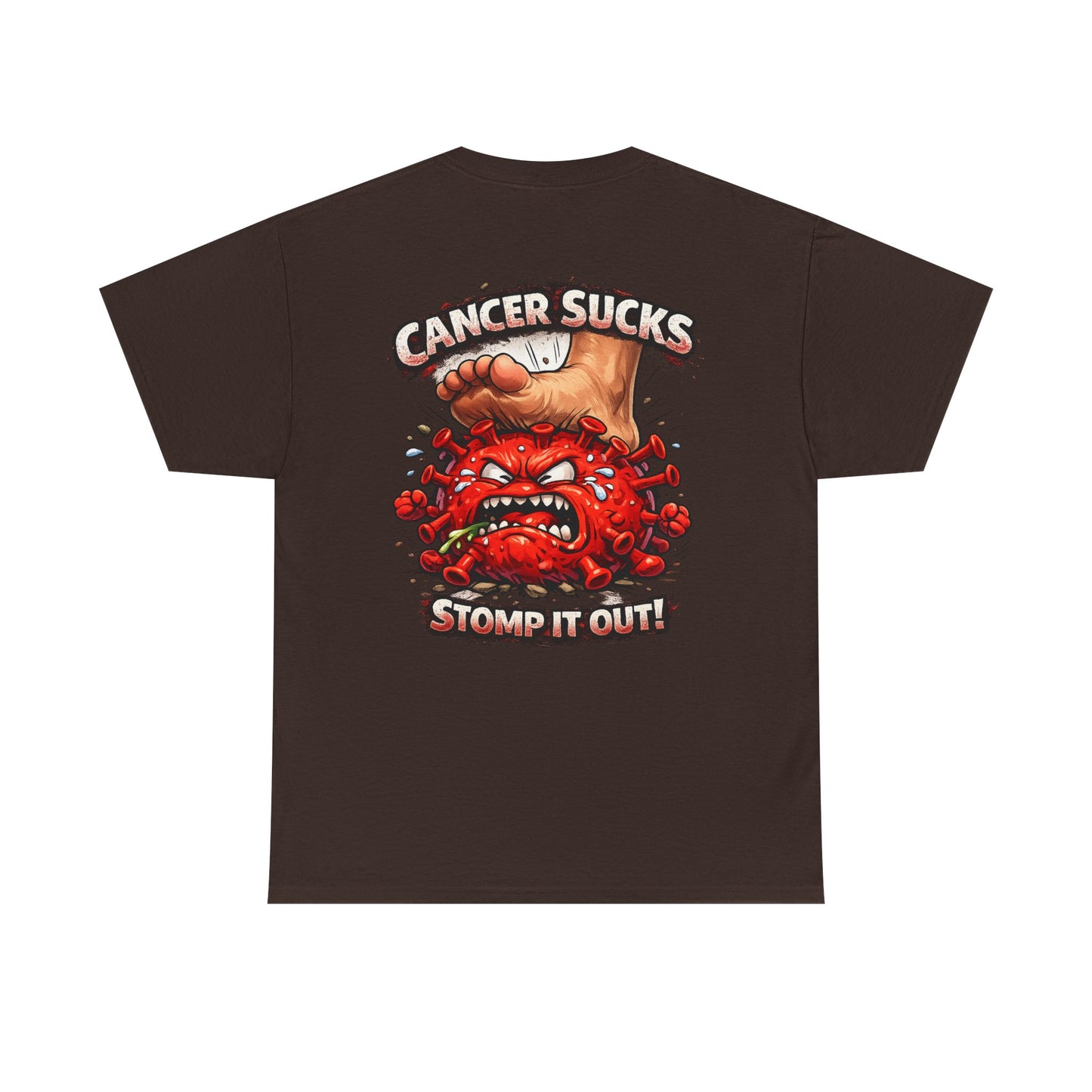 Cancer Sucks Tee — Stomp It Out Cancer Awareness T-Shirt