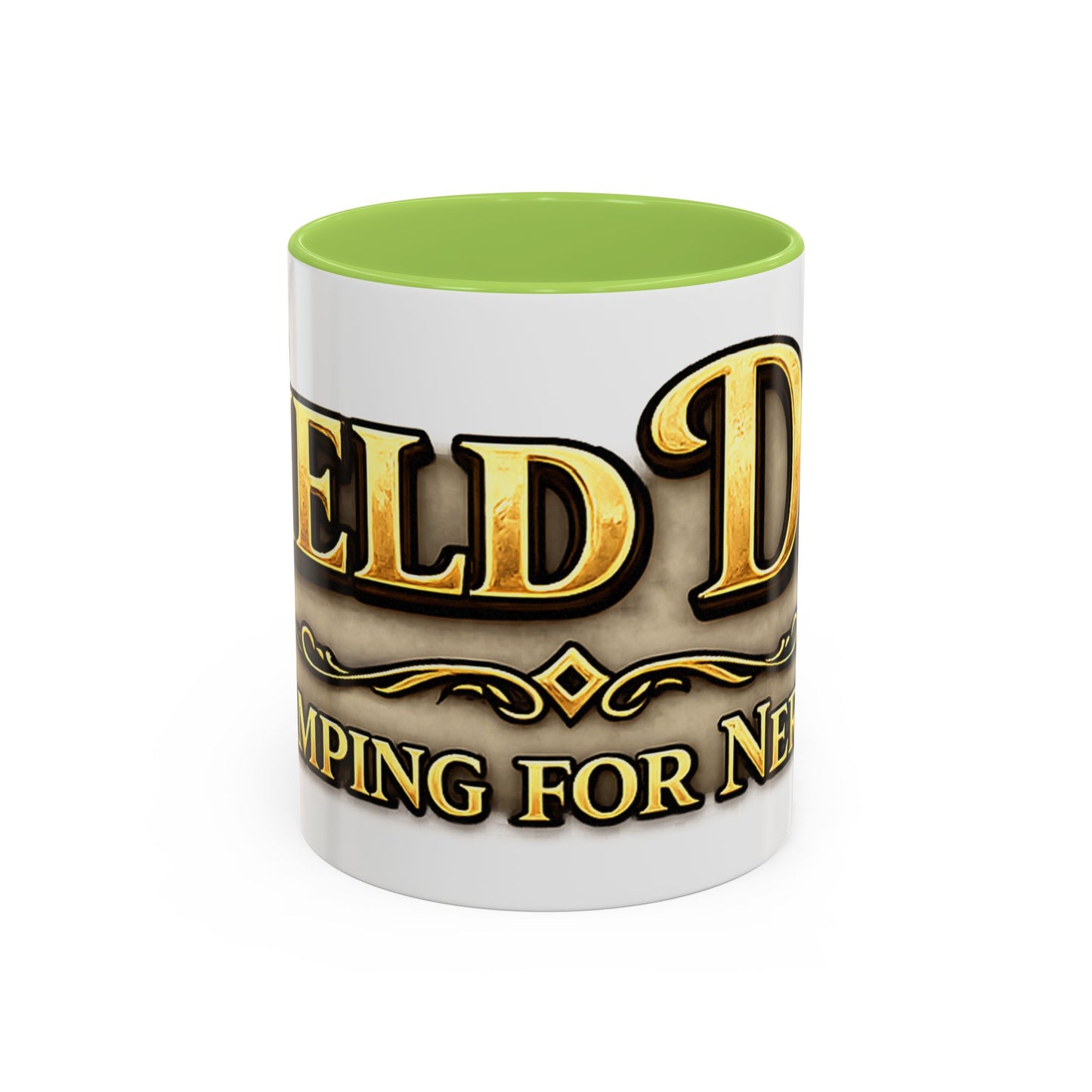 Field Day Coffee Mug — Funny ‘Camping for Nerds’ Gamer & Fantasy Fan Gift (11/15oz Accent Mug)