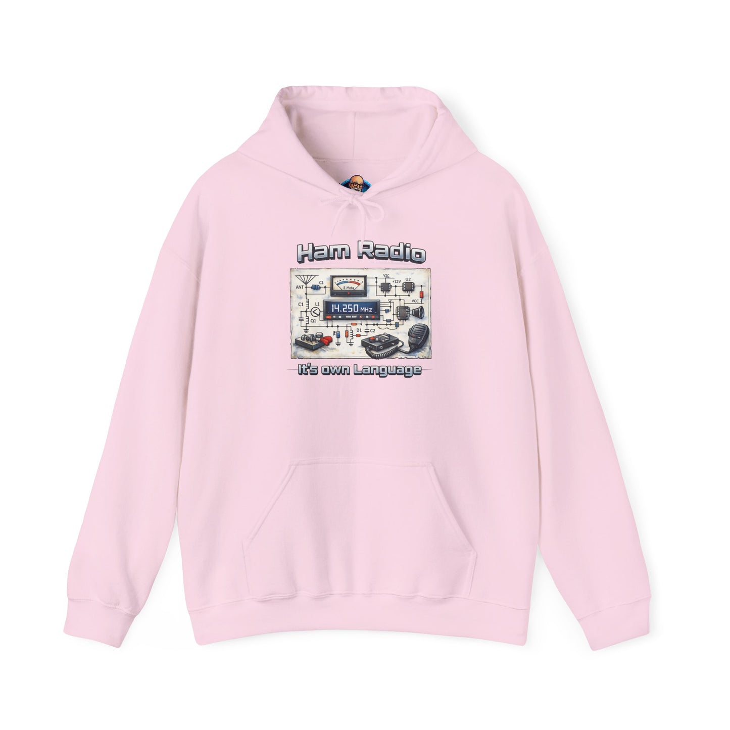 "Ham Radio: It's Our Language" Pullover for Amateur Radio Enthusiasts