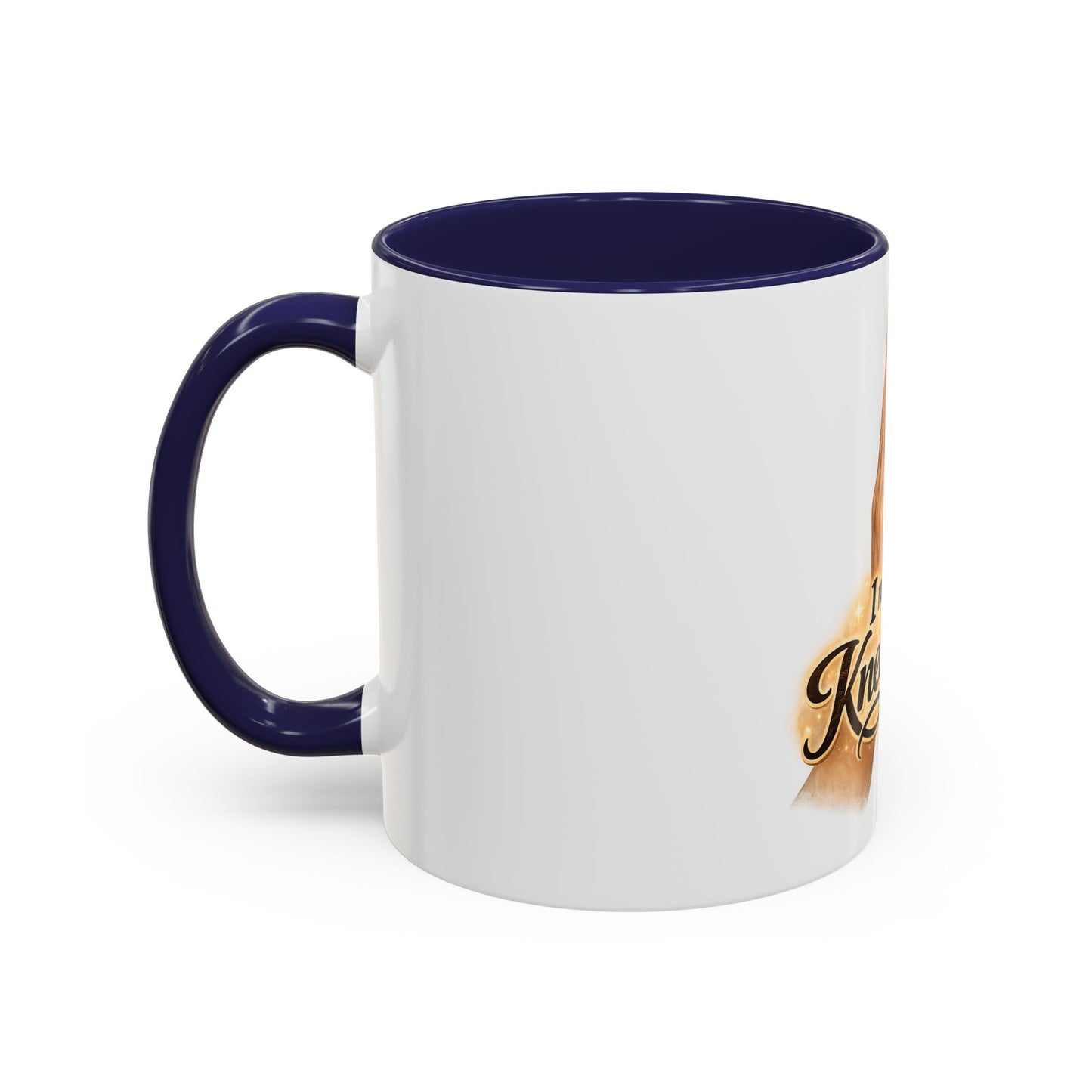 I Need My Knee Time Prayer Coffee Mug — Religious Prayer Hands Accent Mug