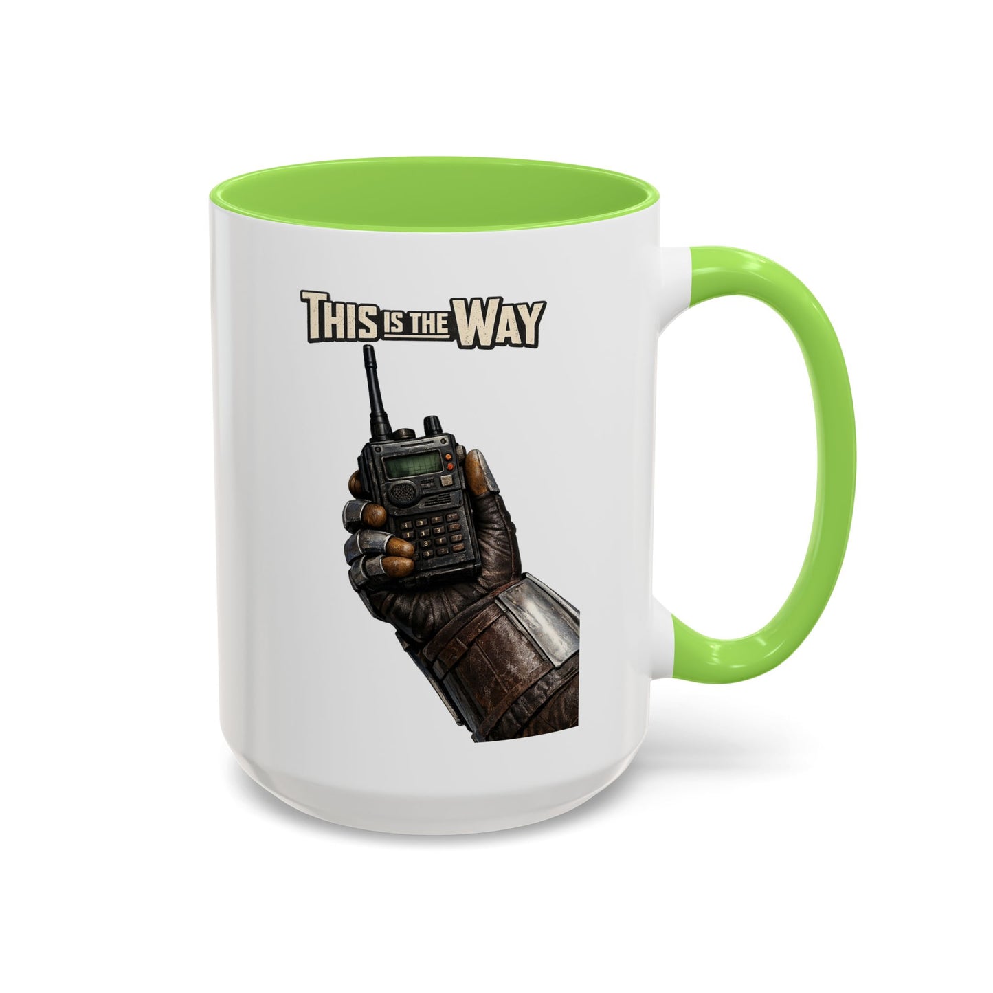 This Is The Way Mug — Mandalorian Radio Hand Coffee Cup (11oz & 15oz)