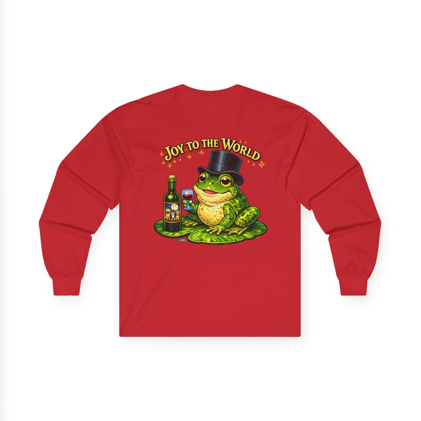 Joy to the World Frog Long Sleeve Tee
