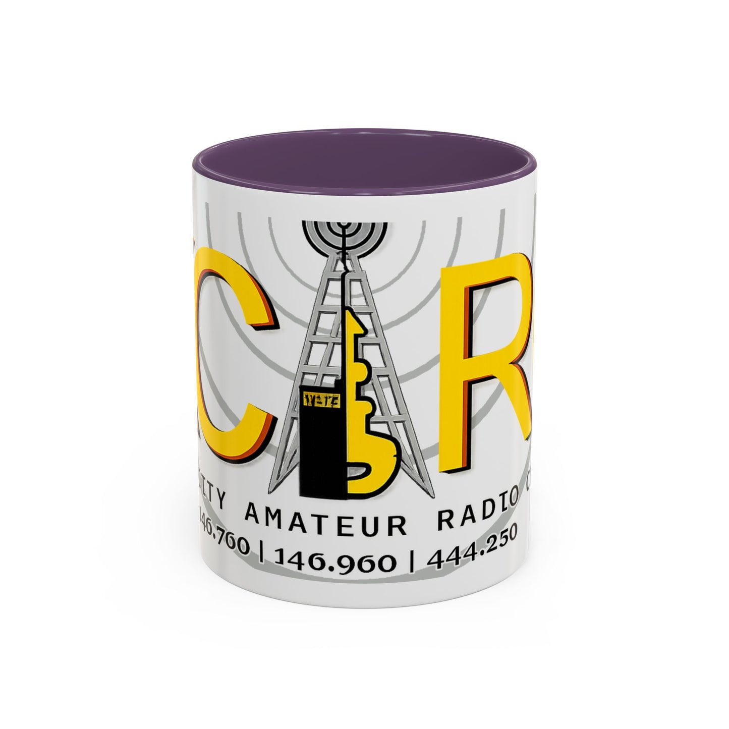 Key City Amateur Radio Club Accent Coffee Mug – Ham Radio Tower Logo (11oz & 15oz)