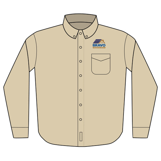 Embroidered Bravo Construction Long Sleeve Shirt