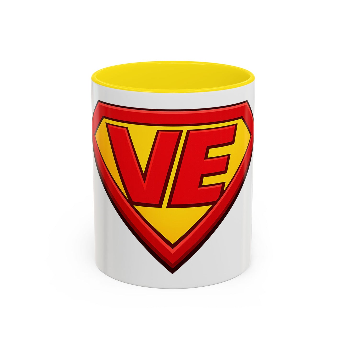 Volunteer Examiner Coffee Mug — Retro Superhero Design (11/15oz)