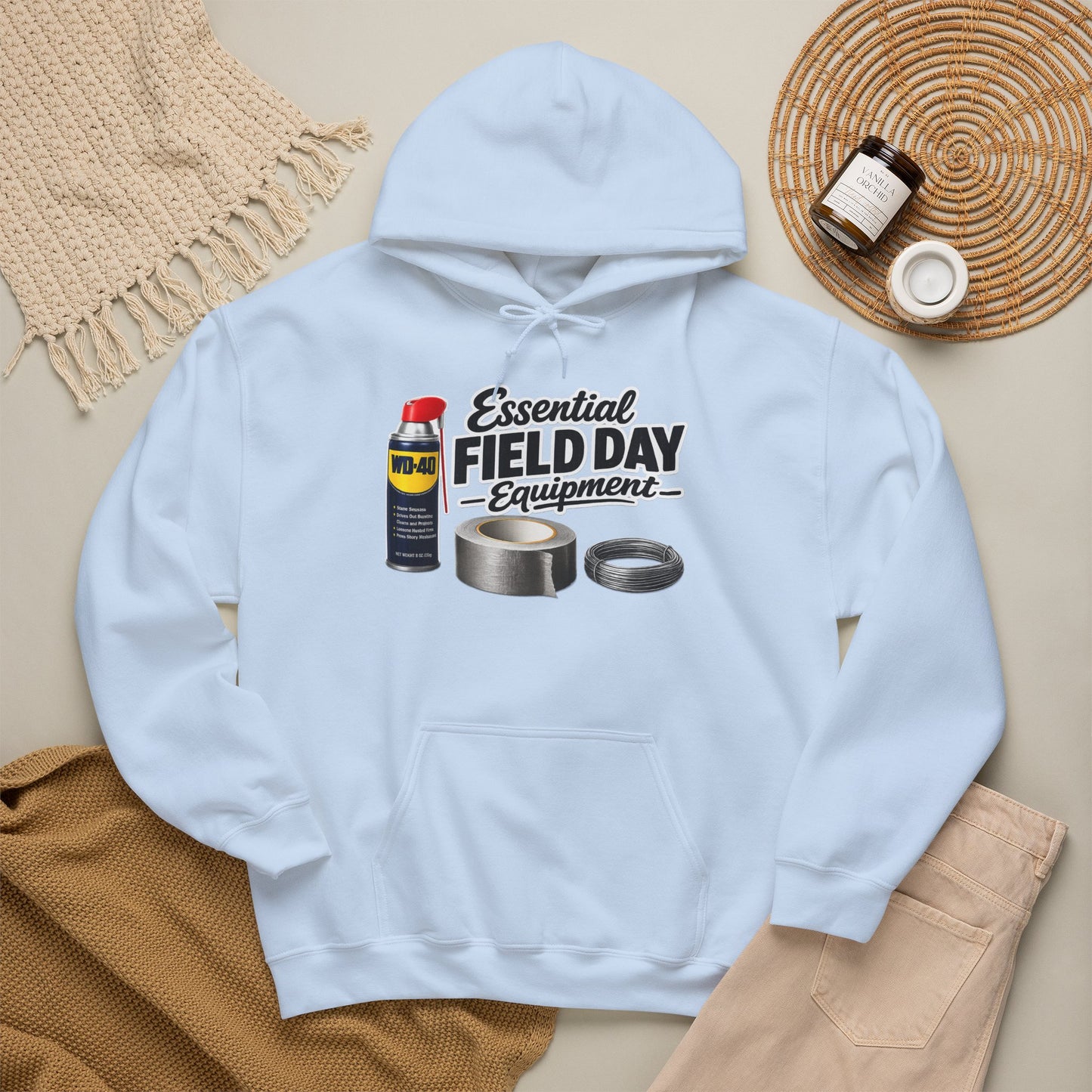 Essential Field Day Equipment Hoodie — Funny Field Day Sweatshirt