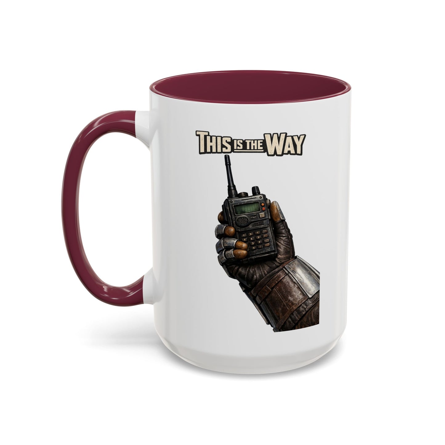 This Is The Way Mug — Mandalorian Radio Hand Coffee Cup (11oz & 15oz)