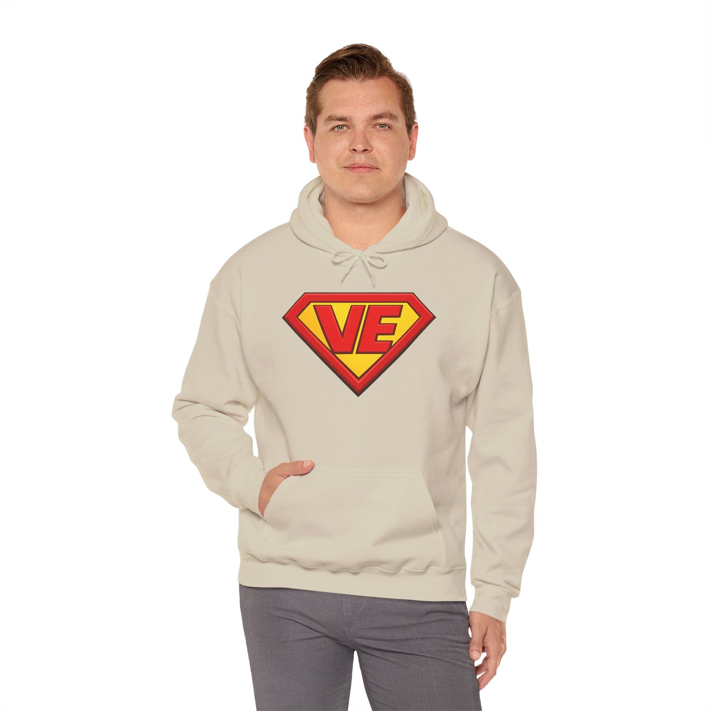 Volunteer Examiner Superhero Logo Hoodie