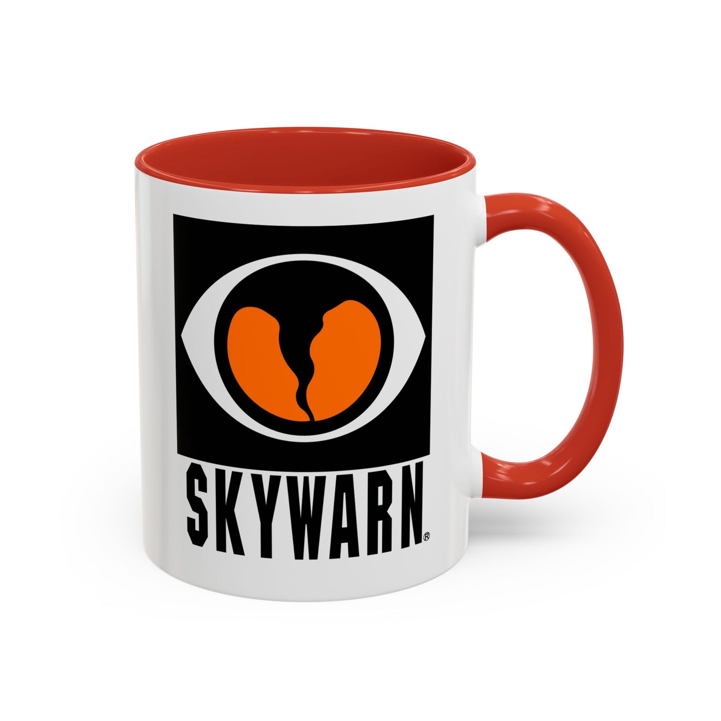 Skywarn Logo Accent Coffee Mug – Storm Spotter Weather Enthusiast Gift 11oz or 15oz