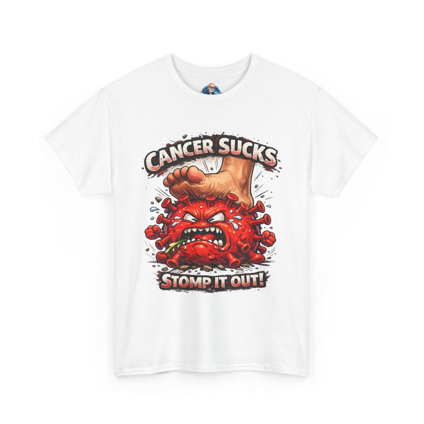 Cancer Sucks Tee — Stomp It Out Cancer Awareness T-Shirt