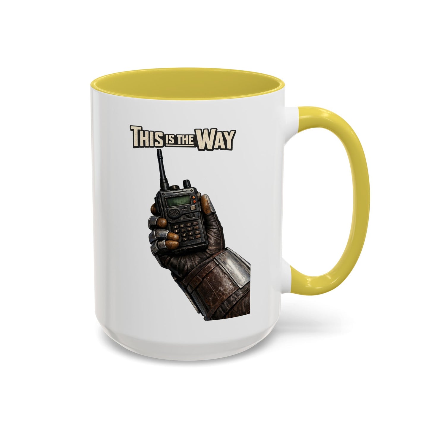 This Is The Way Mug — Mandalorian Radio Hand Coffee Cup (11oz & 15oz)