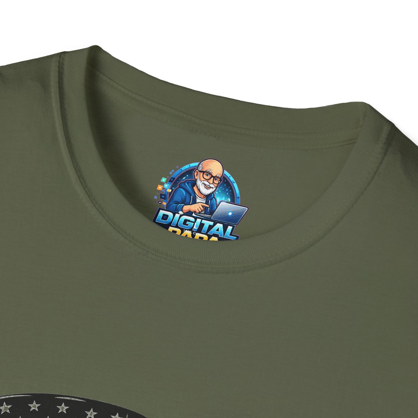 Patriotic Skull Helmet T-Shirt — American Flag Military Skull Graphic Tee