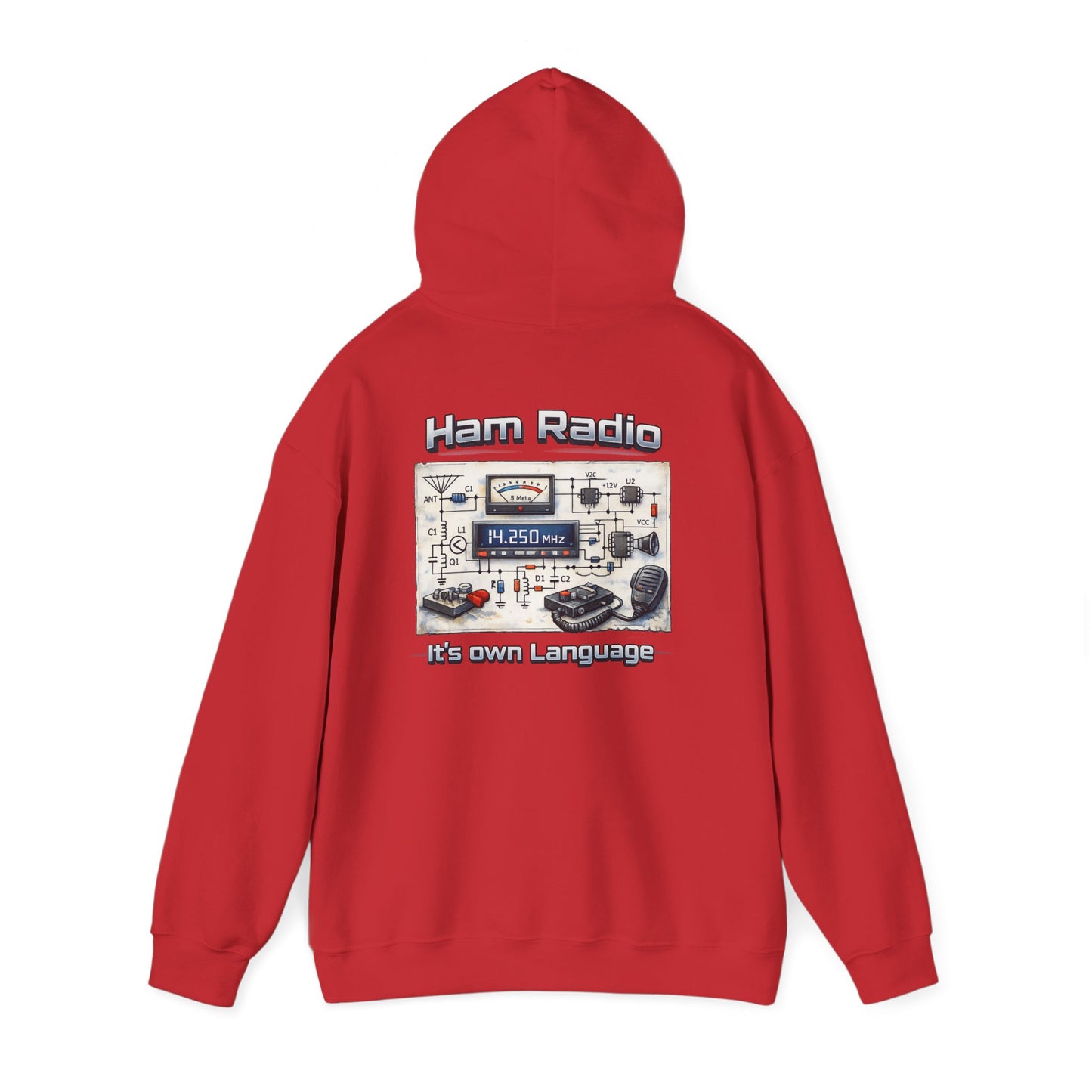 "Ham Radio: It's Our Language" Pullover for Amateur Radio Enthusiasts