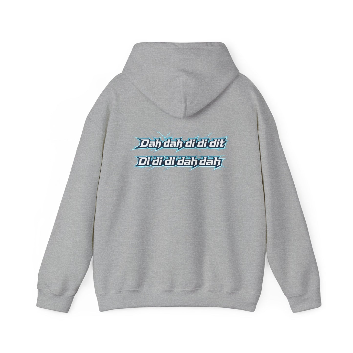 Lyric Bubble Hoodie — 'Dah di dah di dit / Dah dah di dah' Retro Text Sweatshirt