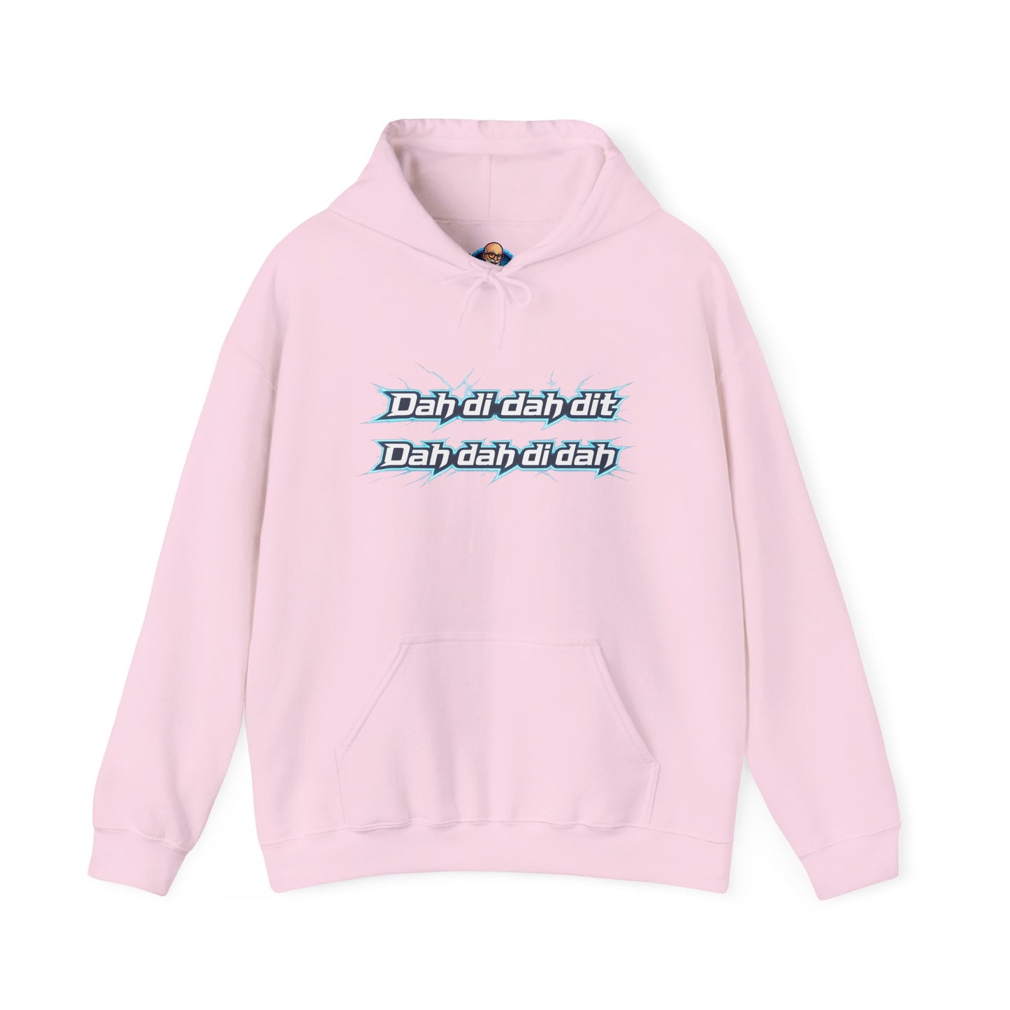 Lyric Bubble Hoodie — 'Dah di dah di dit / Dah dah di dah' Retro Text Sweatshirt