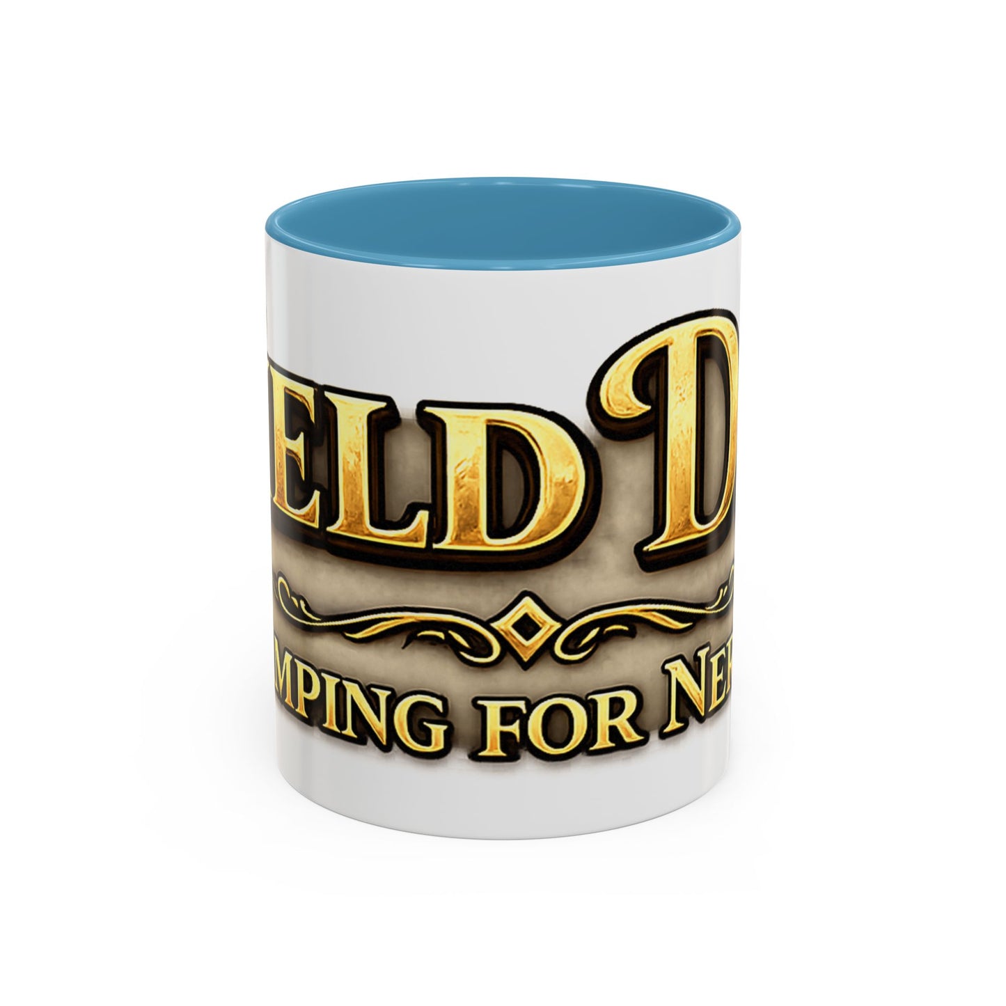 Field Day Coffee Mug — Funny ‘Camping for Nerds’ Gamer & Fantasy Fan Gift (11/15oz Accent Mug)