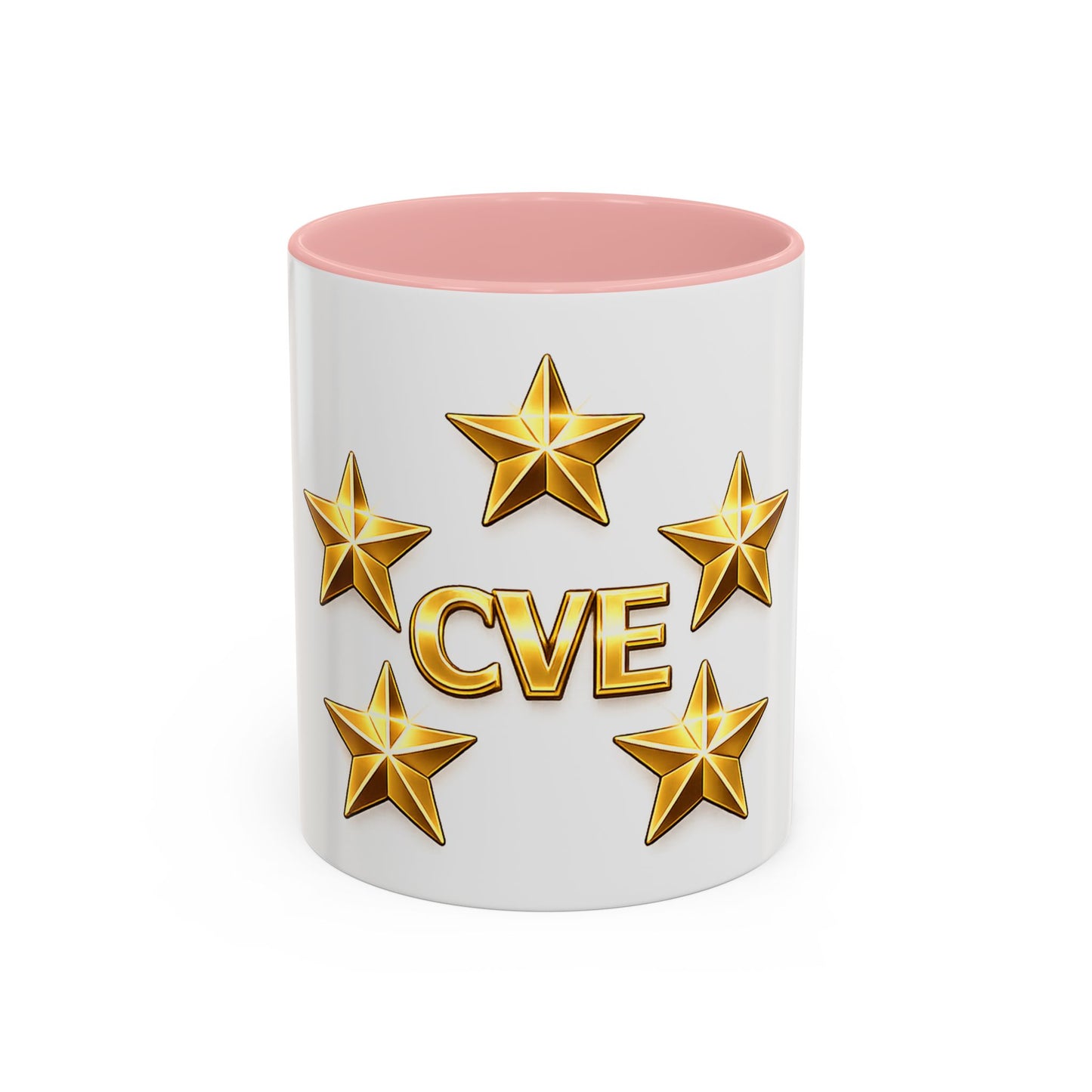 CVE Gold Star Coffee Mug — 11/15oz Accent Ceramic Mug