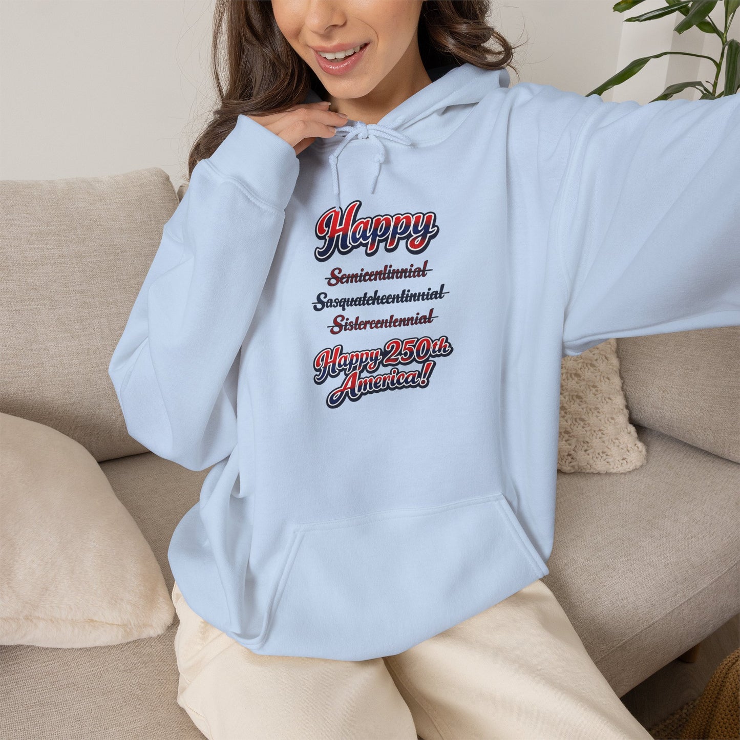 Happiness Definition Hoodie – Retro Script Positive Quote Sweatshirt