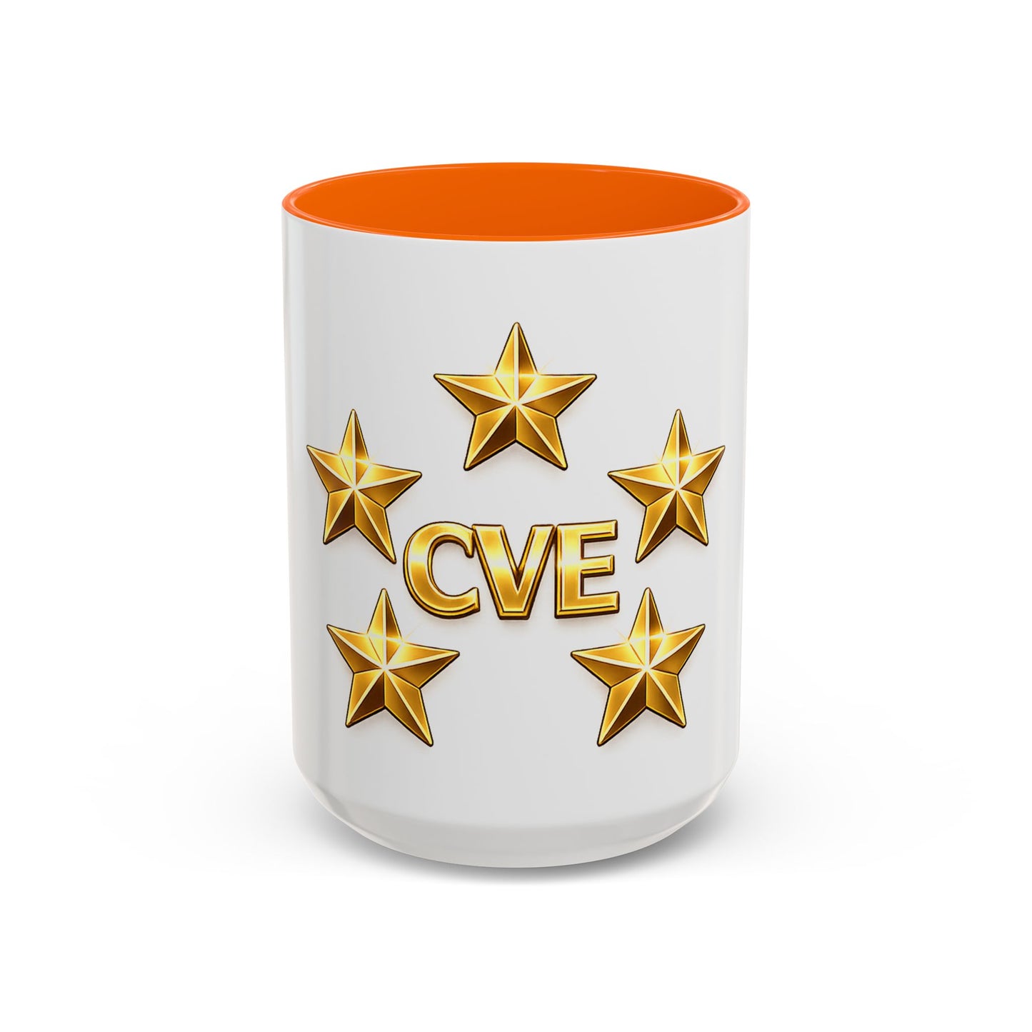 CVE Gold Star Coffee Mug — 11/15oz Accent Ceramic Mug