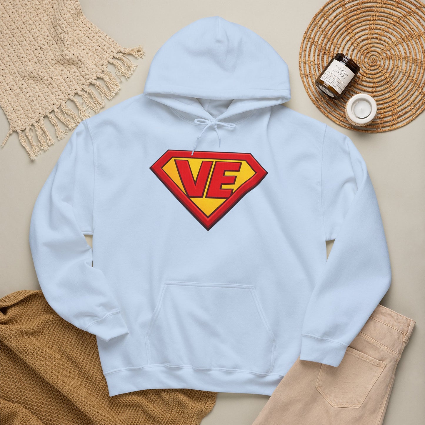 Volunteer Examiner Superhero Logo Hoodie