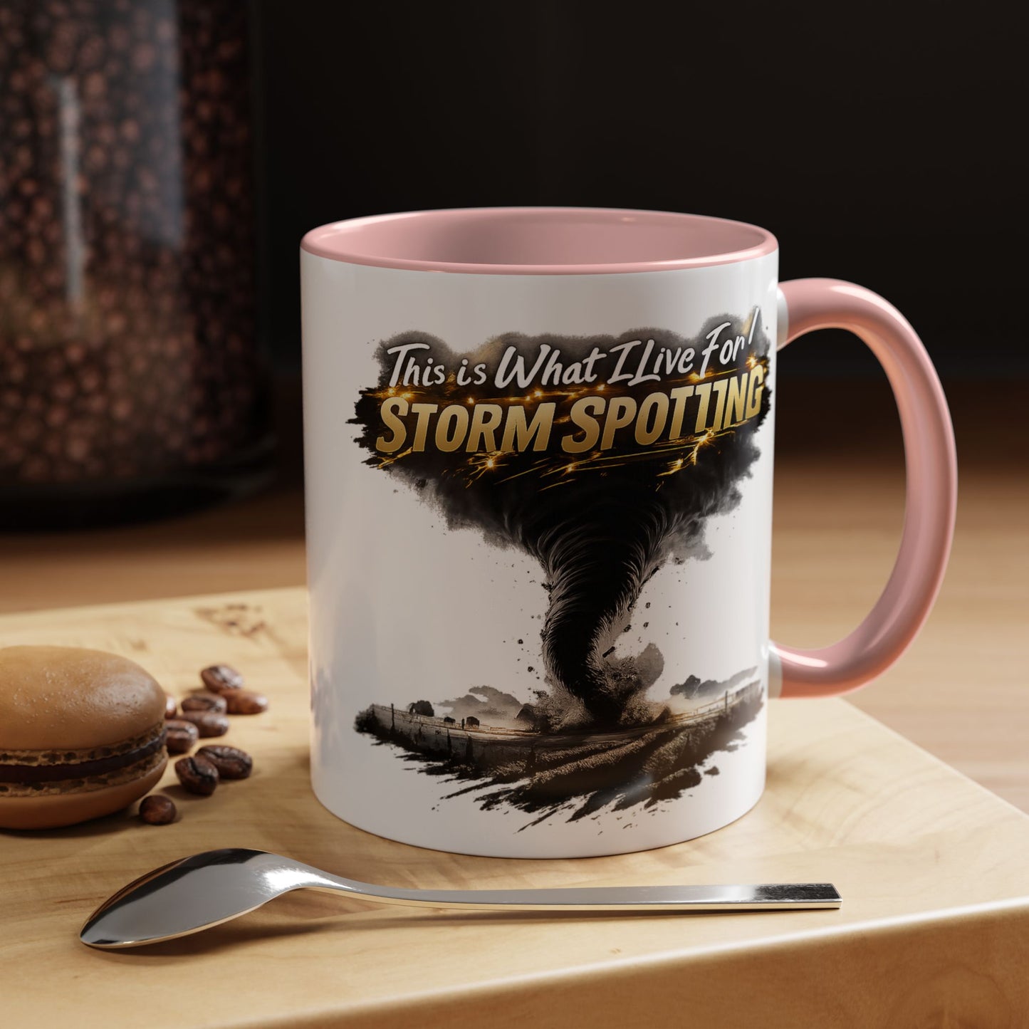 "This Is What I Live For" Storm Spotting Coffee Mug —Tornado Design (11/15oz)